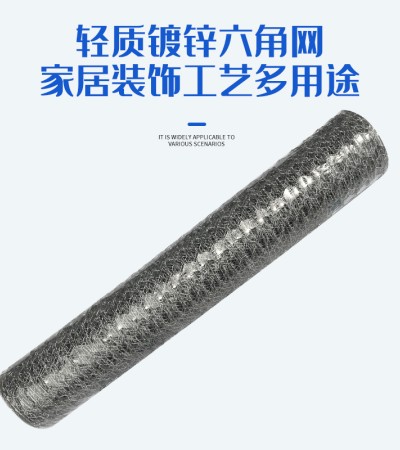 镀锌六角网 DIY工艺家居装饰轻质钢丝鸡网工艺项目 六边形铁丝网 镀锌六角网 DIY工艺家居装饰轻质钢丝鸡网工艺项目 六边形铁丝网