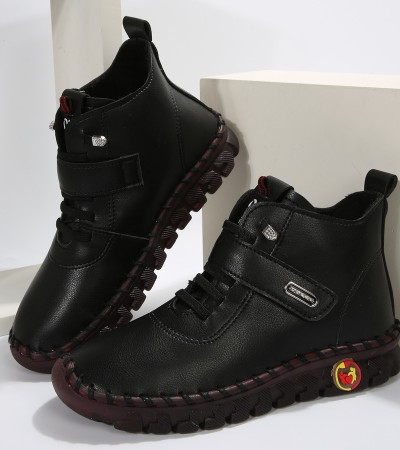 2023 new lace-up ankle boots high top women's shoes