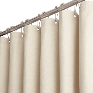 Imitation linen Nordic waterproof shower bathroom thickened partition curtain shower curtain Imitation linen Nordic waterproof shower bathroom thickened partition curtain shower curtain