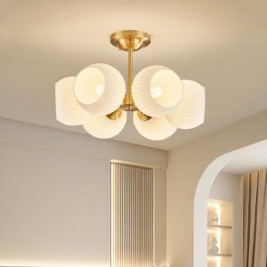 Chandelier in the hall