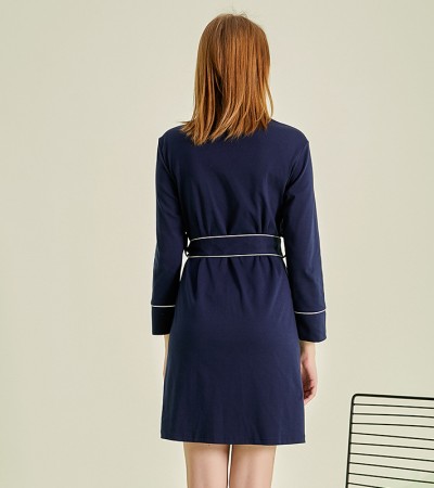 Cotton bathrobe for women