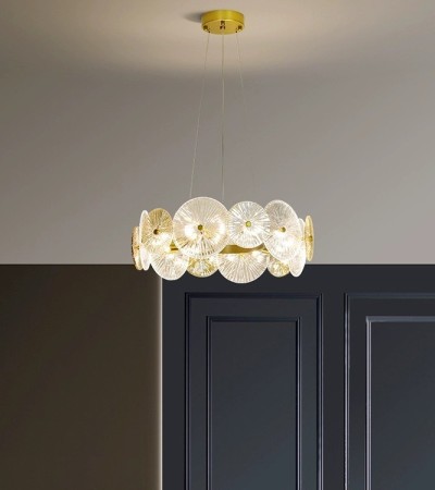 法式轻奢客厅吊灯奶油风后现代简约餐厅灯 法式轻奢客厅吊灯奶油风后现代简约餐厅灯