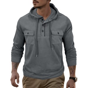 Men's hoodie for outdoor use