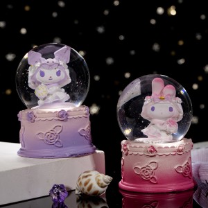 Cartoon luminous transparent glass crystal ball