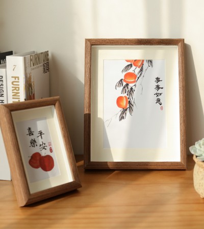 立体中空木质相框摆台挂墙5678寸A4a3新中式书法字画卡纸画框 立体中空木质相框摆台挂墙5678寸A4a3新中式书法字画卡纸画框