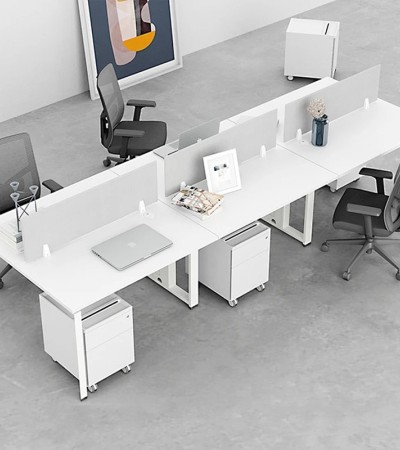 职员办公桌组合简约现代屏风卡位工作位四人员工桌 职员办公桌组合简约现代屏风卡位工作位四人员工桌