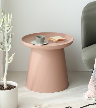 北欧圆形塑料客厅家用茶几小户型小圆桌简约沙发边几简易阳台网红 北欧圆形塑料客厅家用茶几小户型小圆桌简约沙发边几简易阳台网红