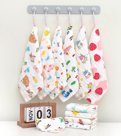 纯棉方巾6层高密婴幼儿童口水巾纱布擦手巾全棉小毛巾褶皱手帕 纯棉方巾6层高密婴幼儿童口水巾纱布擦手巾全棉小毛巾褶皱手帕