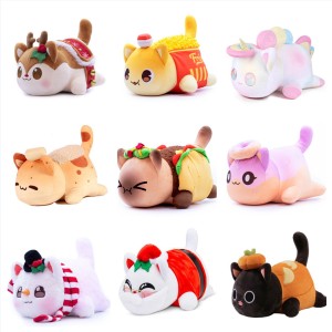Christmas cat plush animal toy angel cat plush doll children's doll soft pillow Christmas cat plush animal toy angel cat plush doll children's doll soft pillow