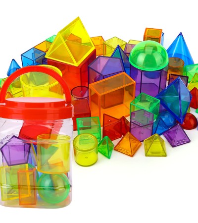 透明积木10cm立体几何形状组合 早教益智玩具 认知智力开发 透明积木10cm立体几何形状组合 早教益智玩具 认知智力开发