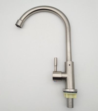 拉丝圆三通单冷 菜盆单冷龙头 厨房水槽冷水洗碗盆龙头 拉丝圆三通单冷 菜盆单冷龙头 厨房水槽冷水洗碗盆龙头