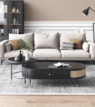 意式轻奢科技布沙发客厅小户型现代简约乳胶双人沙发北欧复古家具 意式轻奢科技布沙发客厅小户型现代简约乳胶双人沙发北欧复古家具