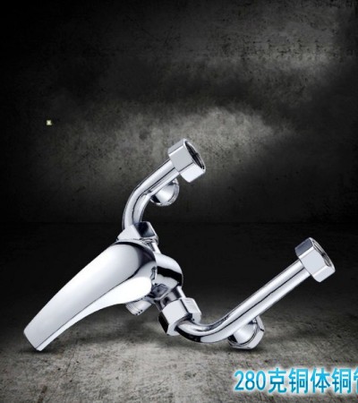 电热水器U型混水阀全铜明装冷热混合水龙头合金手柄 电热水器U型混水阀全铜明装冷热混合水龙头合金手柄