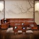 Solid wood sofa